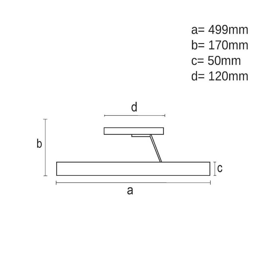 LED Dimmbarer Deckenleuchter LED/72W/230V 3000-6500K Schwarz + Fernbedienung