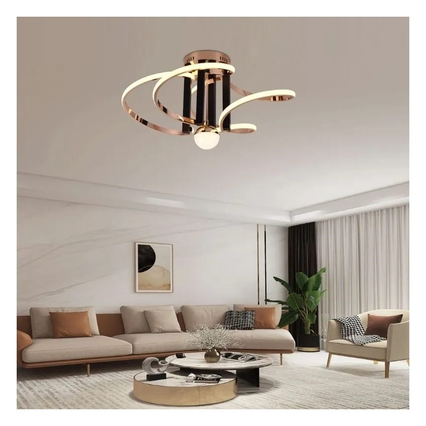 LED Dimmbarer Deckenleuchter LED/80W/230V 3000-6500K + Fernbedienung