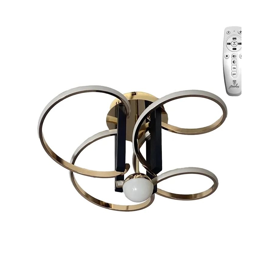 LED Dimmbarer Deckenleuchter LED/80W/230V 3000-6500K + Fernbedienung