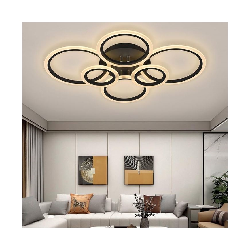 LED Dimmbarer Deckenleuchter LED/85W/230V 3000-6500K + Fernbedienung