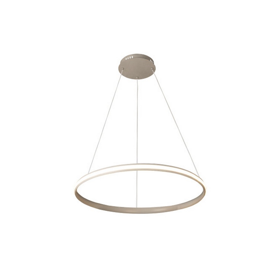 LED-dimmbare Pendelleuchte mit Seilaufhängung LED/55W/230V 3000-6500K Ø 60 cm + Fernbedienung