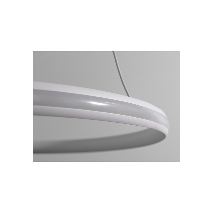 LED-dimmbare Pendelleuchte mit Seilaufhängung LED/55W/230V 3000-6500K Ø 60 cm + Fernbedienung