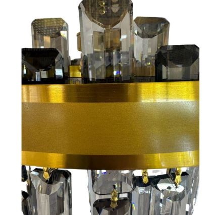 LED dimmbarer Kristall-Deckenleuchter an Stange LED/80W/230V 3000-6500K + Fernbedienung