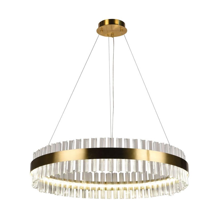 LED dimmbarer Kristall-Kronleuchter an Kabel LED/55W/230V 3000-6500K + Fernbedienung