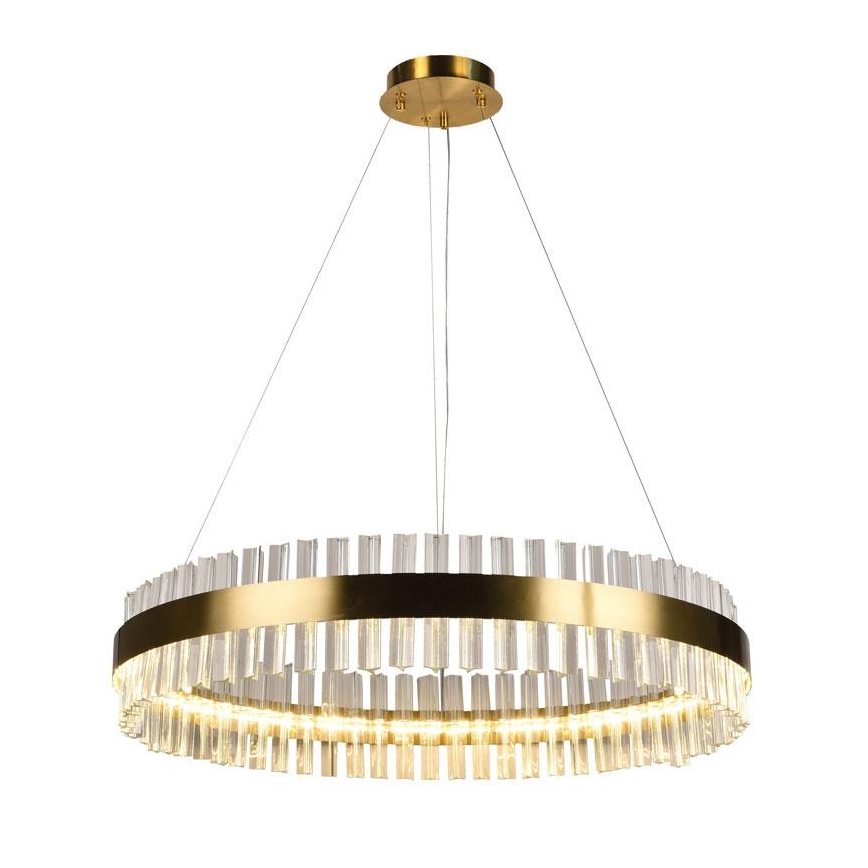 LED dimmbarer Kristall-Kronleuchter an Kabel LED/55W/230V 3000-6500K + Fernbedienung