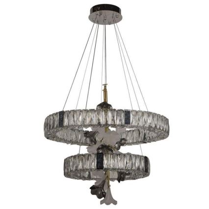 LED dimmbarer Kristall-Kronleuchter an Kabel LED/70W/230V 3000-6500K + Fernbedienung