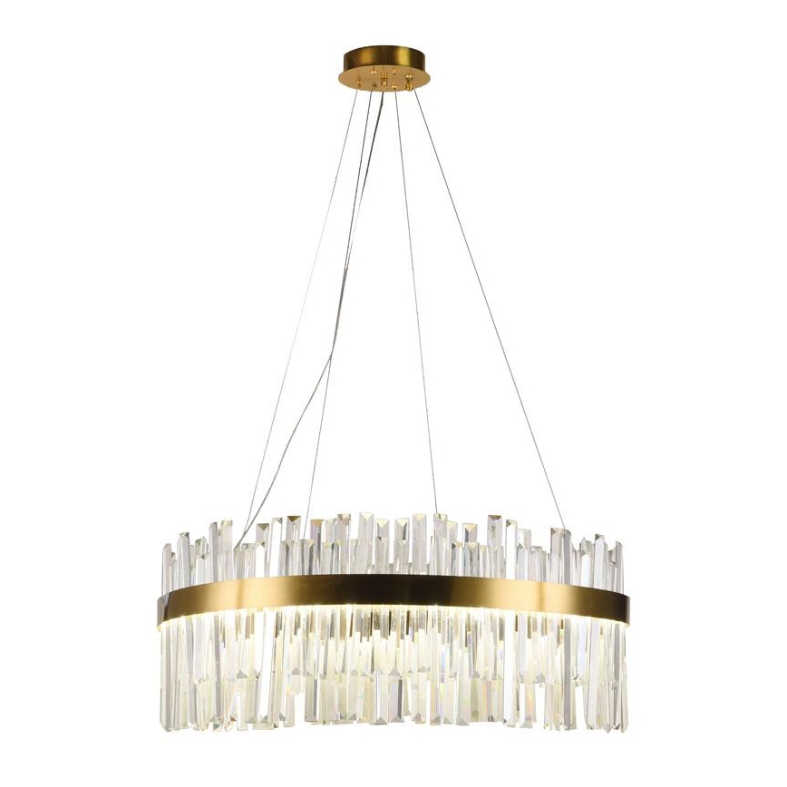 LED dimmbarer Kristall-Kronleuchter an Kabel LED/80W/230V 3000-6500K + Fernbedienung