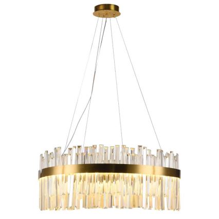 LED dimmbarer Kristall-Kronleuchter an Kabel LED/80W/230V 3000-6500K + Fernbedienung