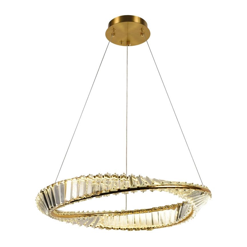 LED dimmbarer Kristall-Kronleuchter an Kabel LED/40W/230V 3000-6500K + Fernbedienung