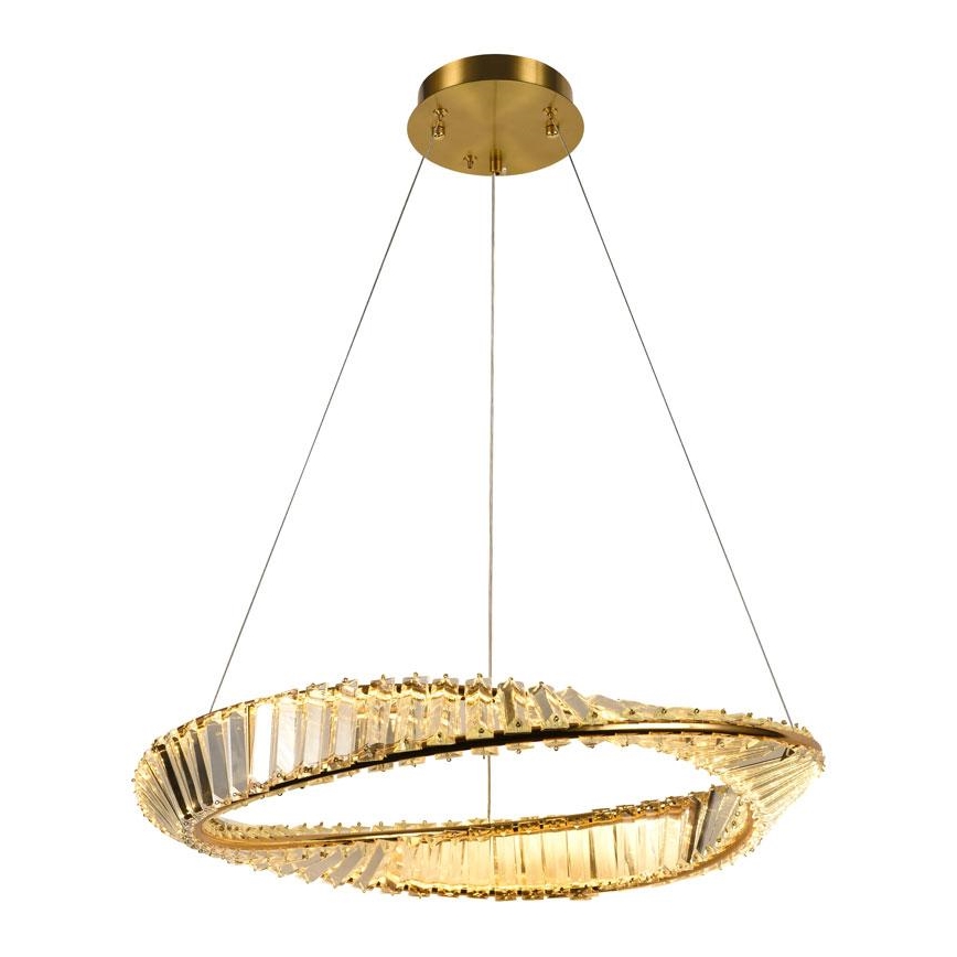 LED dimmbarer Kristall-Kronleuchter an Kabel LED/40W/230V 3000-6500K + Fernbedienung