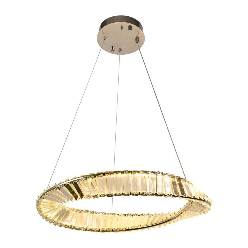 LED dimmbarer Kristall-Kronleuchter an Kabel LED/40W/230V 3000-6500K + Fernbedienung