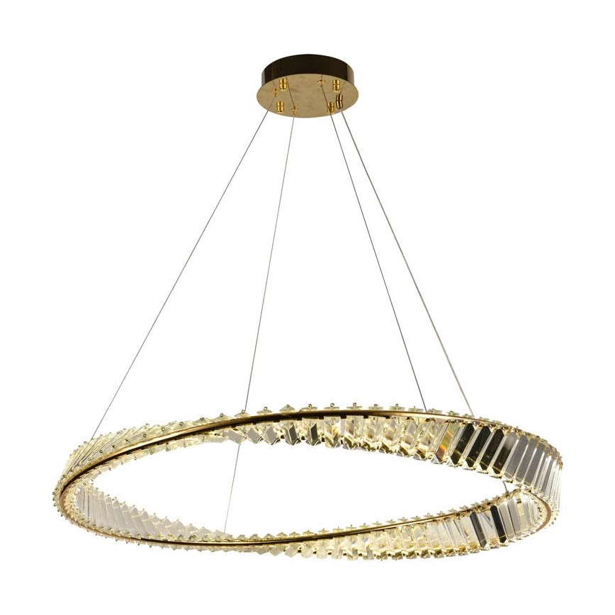 LED dimmbarer Kristall-Pendelleuchter an Kabel LED/50W/230V 3000-6500K + Fernbedienung