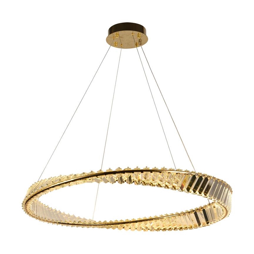 LED dimmbarer Kristall-Pendelleuchter an Kabel LED/50W/230V 3000-6500K + Fernbedienung