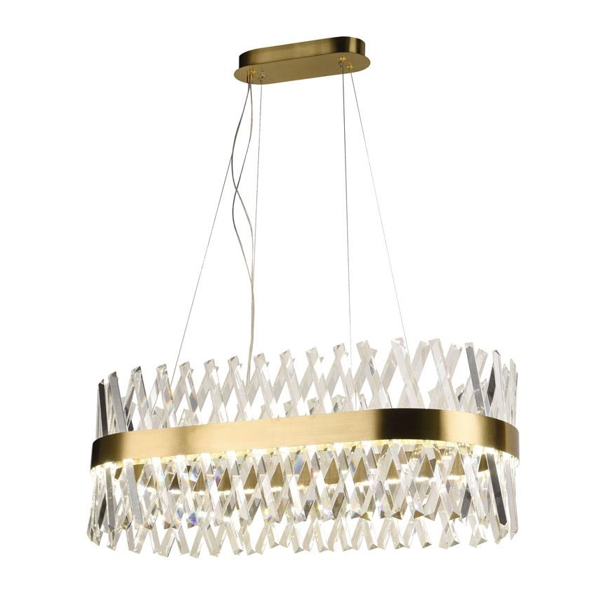 LED dimmbarer Kristall-Pendelleuchter an Kabel LED/90W/230V 3000-6500K + Fernbedienung