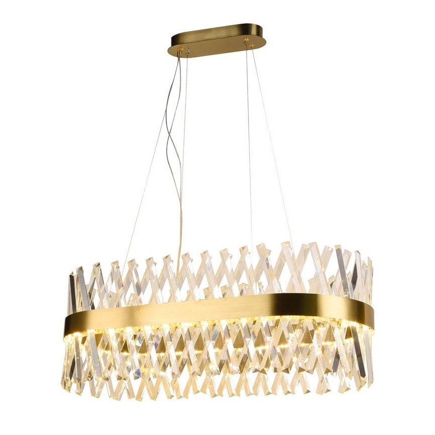 LED dimmbarer Kristall-Pendelleuchter an Kabel LED/90W/230V 3000-6500K + Fernbedienung