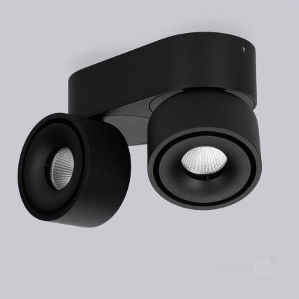 LED Dimmbarer LED-Strahler LAHTI MINI 2xLED/9W/230V 3000K CRI 90 schwarz