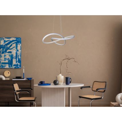 LED-dimmbare Pendelleuchte an Kabel LED/65W/230V 3000-6500K Ø 49 cm + Fernbedienung