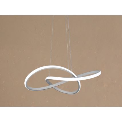 LED-dimmbare Pendelleuchte an Kabel LED/65W/230V 3000-6500K Ø 49 cm + Fernbedienung