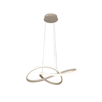 LED-dimmbare Pendelleuchte an Kabel LED/65W/230V 3000-6500K Ø 49 cm + Fernbedienung