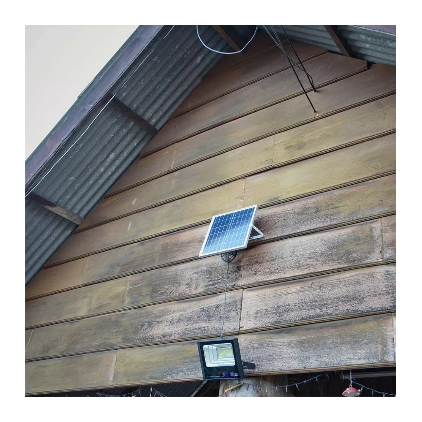 LED Dimmbarer Solarstrahler LED/16W/3,2V 4000K IP65 + Fernbedienung