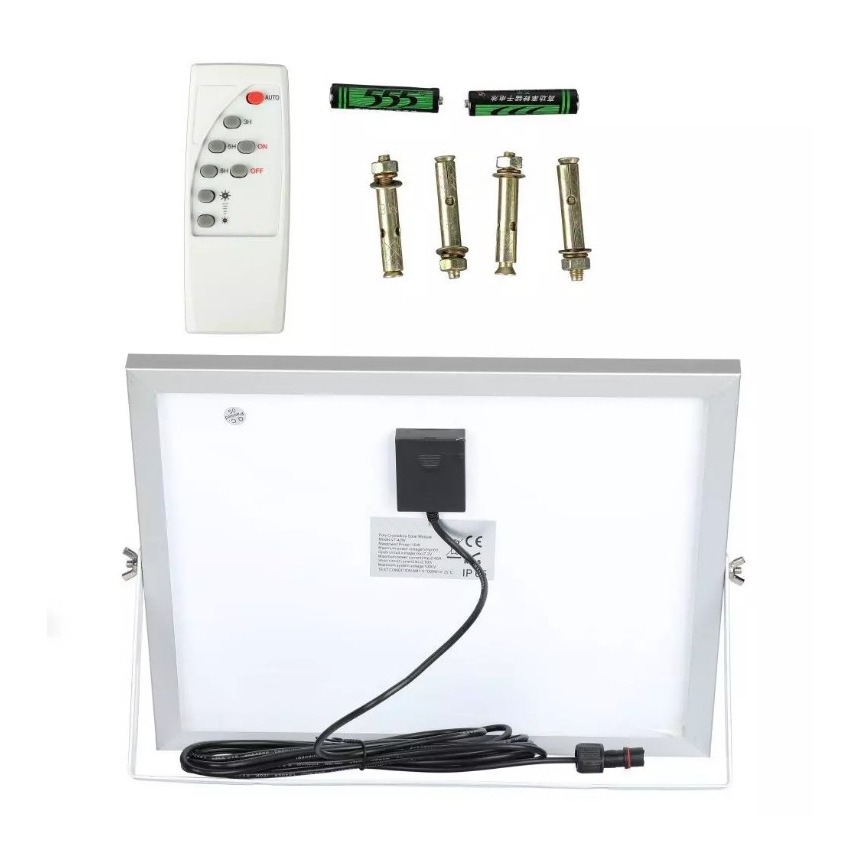 LED Dimmbarer Solarstrahler LED/16W/3,2V 4000K IP65 + Fernbedienung
