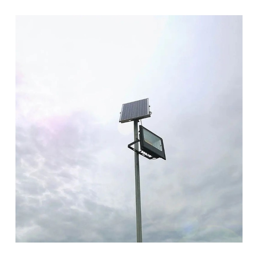 LED Dimmbarer Solarstrahler LED/20W/6,4V 4000K IP65 + Fernbedienung