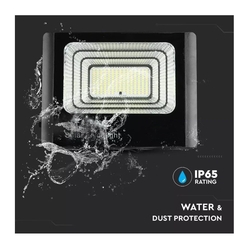 LED dimmbarer Solarstrahler LED/20W/6,4V 4000K IP65 10000 mAh + Fernbedienung