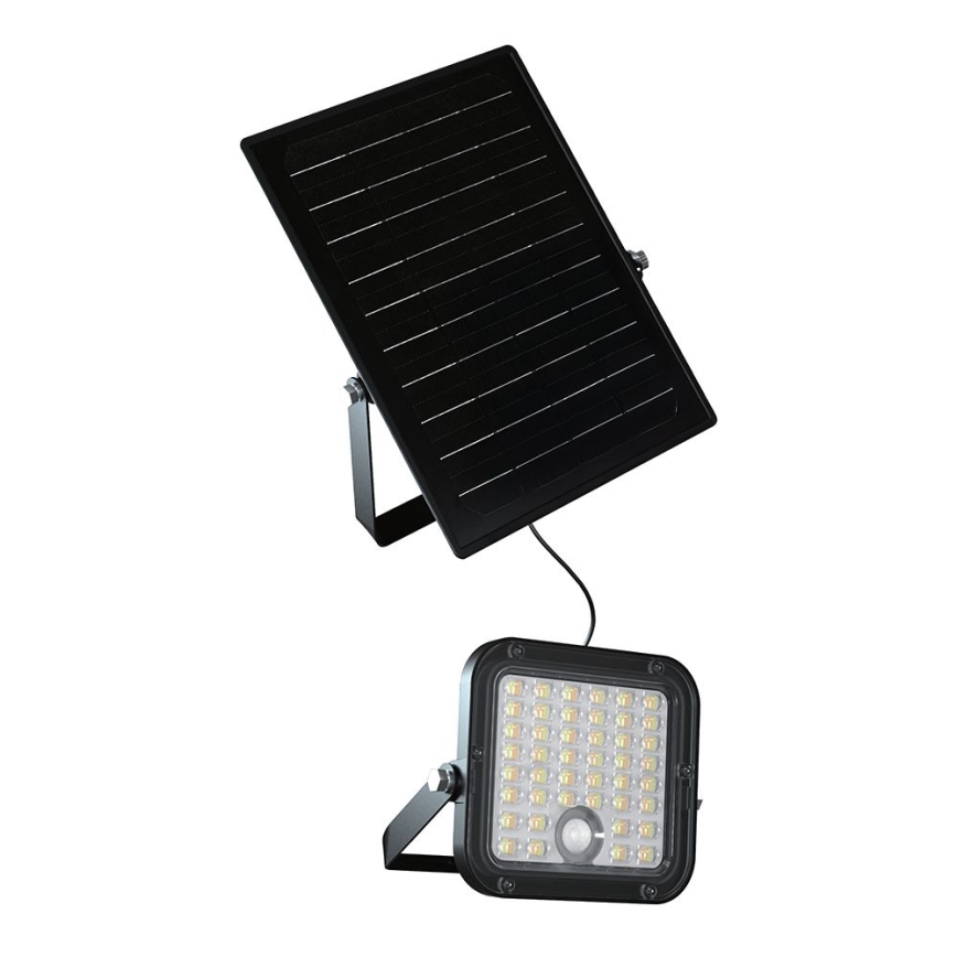 LED dimmbarer Solarstrahler mit Sensor LED/10W/3,7V 4000/6000K IP65 3600 mAh + Fernbedienung