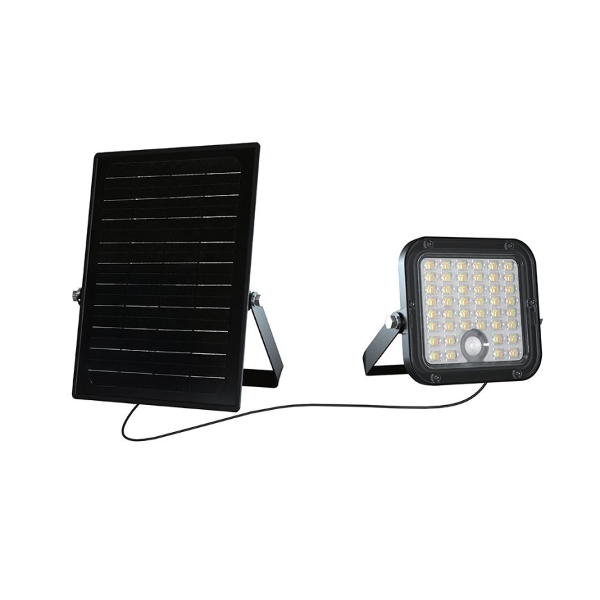LED dimmbarer Solarstrahler mit Sensor LED/10W/3,7V 4000/6000K IP65 3600 mAh + Fernbedienung