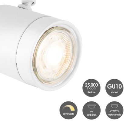 LED dimmbarer Strahler MANU 1xGU10/5,8W/230V weiß