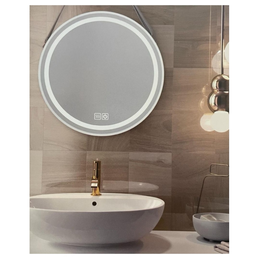 LED dimmbares, beheiztes Badezimmer-Spiegel mit Hintergrundbeleuchtung LED/20W/230V 4000K IP44