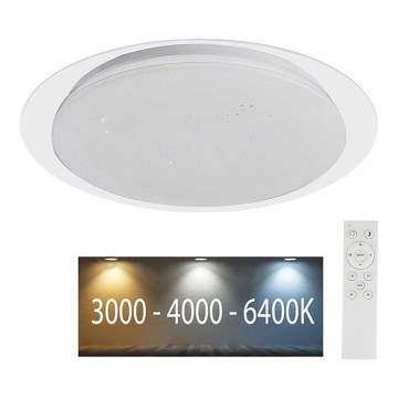 LED dimmbares Deckenleuchte LED/40W/230V 3000K/4000K/6500K Ø 46,5 cm + Fernbedienung