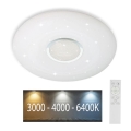 LED dimmbares Deckenleuchte LED/40W/230V 3000K/4000K/6500K Ø 49 cm + Fernbedienung