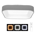 LED dimmbares Deckenleuchte NEST LED/40W/230V 3000-6500K grau + Fernbedienung