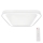 LED Dimmbares Deckenleuchte QUADRO LED/38W/230V 3000-6000K Weiß + Fernbedienung