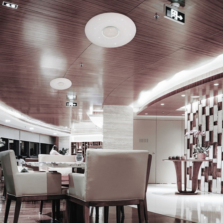 LED dimmbare Deckenleuchte LED/40W/230V 3000/4000/6500K Ø 39 cm + Fernbedienung