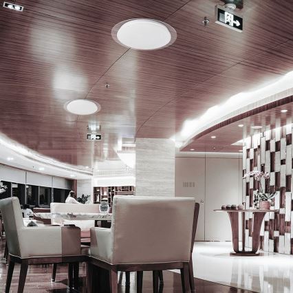 LED dimmbares Deckenleuchte LED/40W/230V 3000K/4000K/6500K Ø 46,5 cm + Fernbedienung