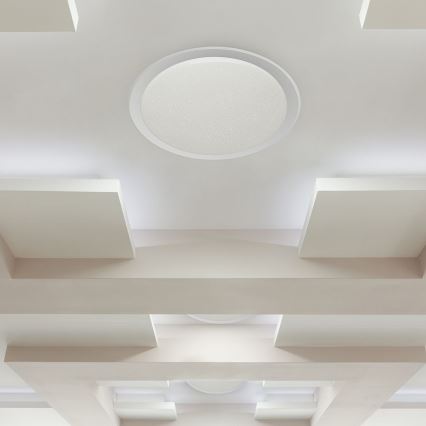 LED dimmbares Deckenleuchte LED/40W/230V 3000K/4000K/6500K Ø 56,5 cm + Fernbedienung