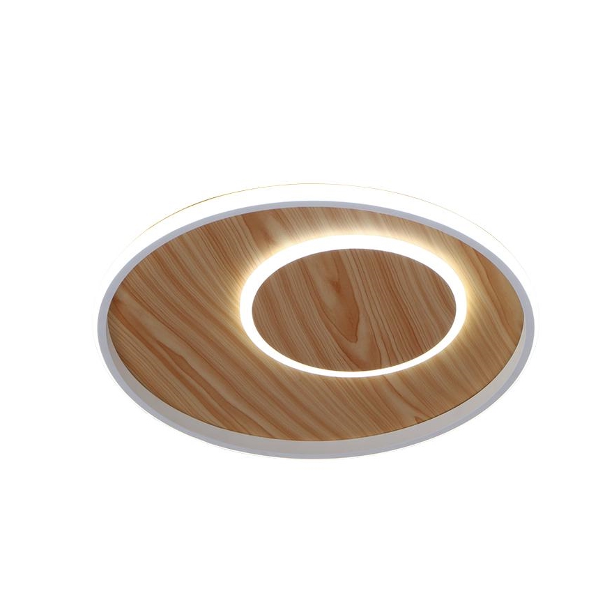 LED Dimmbares Deckenleuchte LED/65W/230V 3000-6500K Braun + Fernbedienung