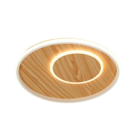 LED Dimmbares Deckenleuchte LED/65W/230V 3000-6500K Braun + Fernbedienung