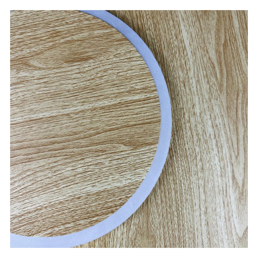 LED Dimmbares Deckenleuchte LED/65W/230V 3000-6500K Braun + Fernbedienung