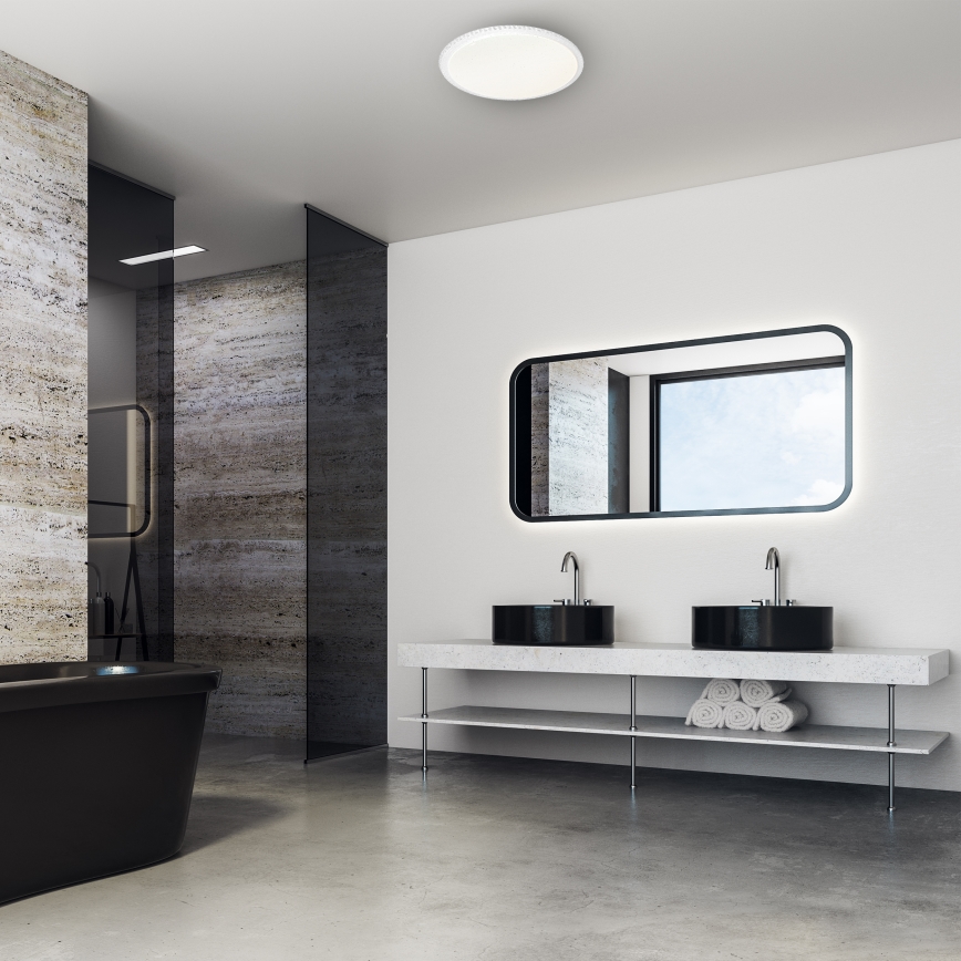 LED Dimmbares Deckenleuchte CRUZ LED/40W/230V 2000lm + Fernbedienung