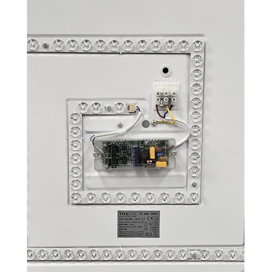 LED Dimmbares Deckenleuchte INDUS LED/60W/230V 2700-6500K Ø 58 cm + Fernbedienung