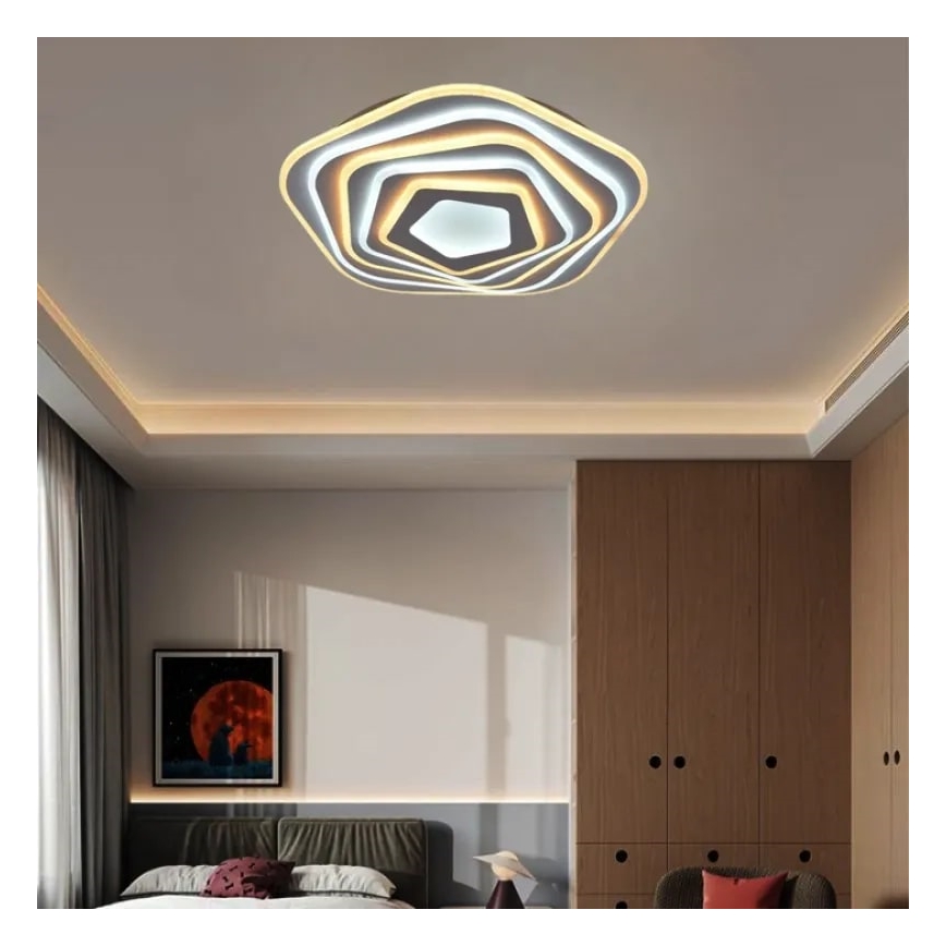 LED dimmbares Deckenleuchte LED/125W/230V 3000-6500K + Fernbedienung