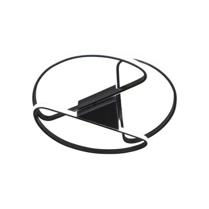 LED Dimmbares Deckenleuchte LED/75W/230V 3000-6500K Schwarz + Fernbedienung