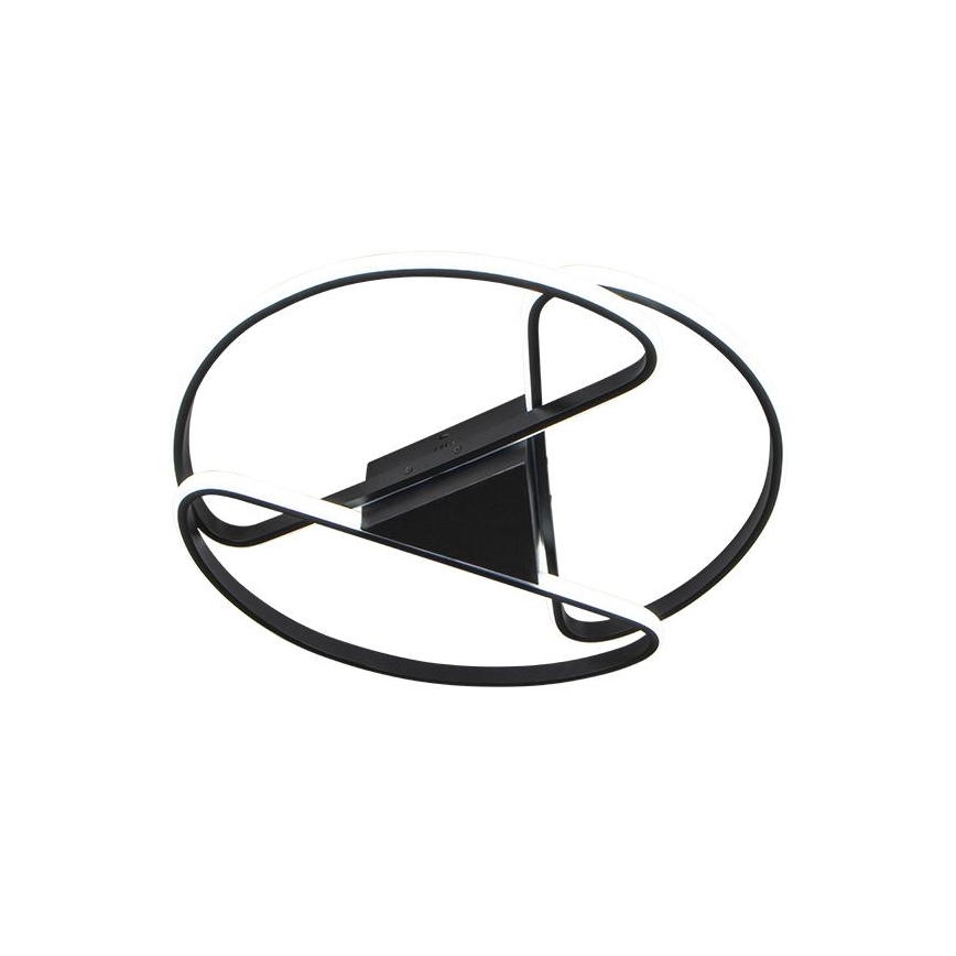 LED Dimmbares Deckenleuchte LED/75W/230V 3000-6500K Schwarz + Fernbedienung