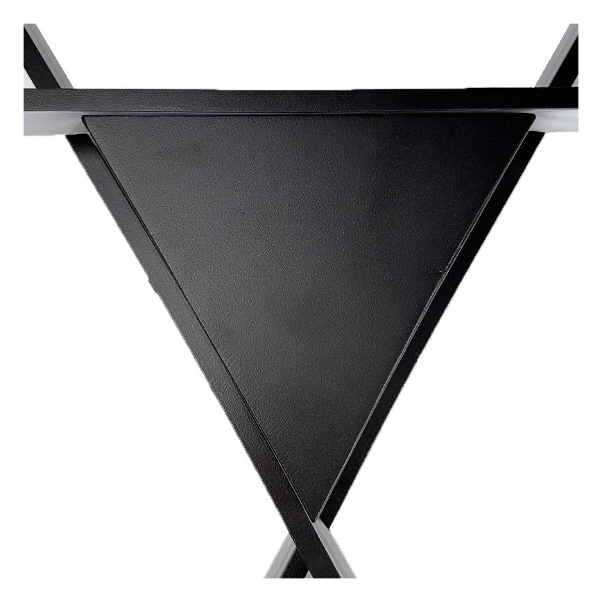 LED Dimmbares Deckenleuchte LED/75W/230V 3000-6500K Schwarz + Fernbedienung