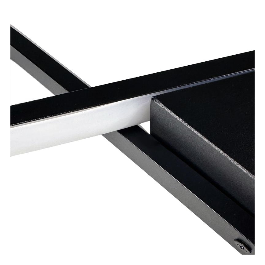 LED Dimmbares Deckenleuchte LED/75W/230V 3000-6500K Schwarz + Fernbedienung