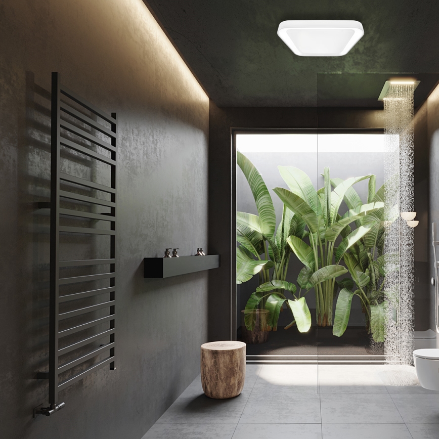 LED Dimmbares Deckenleuchte QUADRO LED/38W/230V 3000-6000K Weiß + Fernbedienung