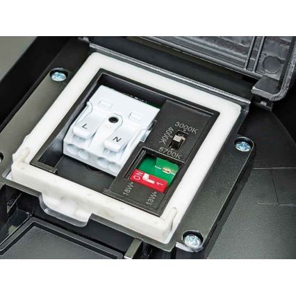 LED dimmbares Badezimmer-Deckenleuchte VARIO LUMO LED/13/18W/230V 3000/4000/5700K Ø 36 cm IP44 schwarz